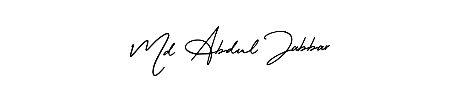 How to make Md Abdul Jabbar signature? AmerikaSignatureDemo-Regular is a professional autograph style. Create handwritten signature for Md Abdul Jabbar name. Md Abdul Jabbar signature style 3 images and pictures png