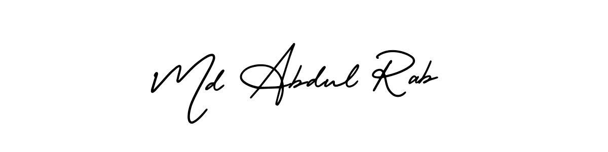 Similarly AmerikaSignatureDemo-Regular is the best handwritten signature design. Signature creator online .You can use it as an online autograph creator for name Md Abdul Rab. Md Abdul Rab signature style 3 images and pictures png