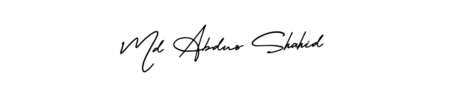 How to make Md Abdus Shahid signature? AmerikaSignatureDemo-Regular is a professional autograph style. Create handwritten signature for Md Abdus Shahid name. Md Abdus Shahid signature style 3 images and pictures png