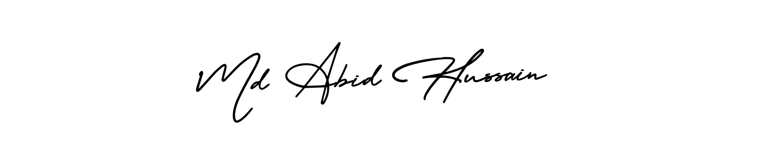 Best and Professional Signature Style for Md Abid Hussain. AmerikaSignatureDemo-Regular Best Signature Style Collection. Md Abid Hussain signature style 3 images and pictures png