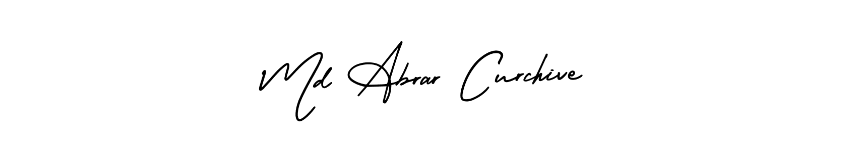 Create a beautiful signature design for name Md Abrar Curchive. With this signature (AmerikaSignatureDemo-Regular) fonts, you can make a handwritten signature for free. Md Abrar Curchive signature style 3 images and pictures png