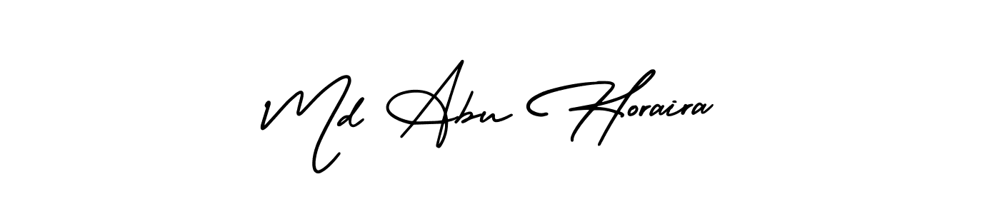 Make a beautiful signature design for name Md Abu Horaira. With this signature (AmerikaSignatureDemo-Regular) style, you can create a handwritten signature for free. Md Abu Horaira signature style 3 images and pictures png