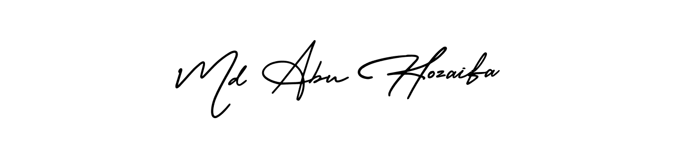 How to Draw Md Abu Hozaifa signature style? AmerikaSignatureDemo-Regular is a latest design signature styles for name Md Abu Hozaifa. Md Abu Hozaifa signature style 3 images and pictures png