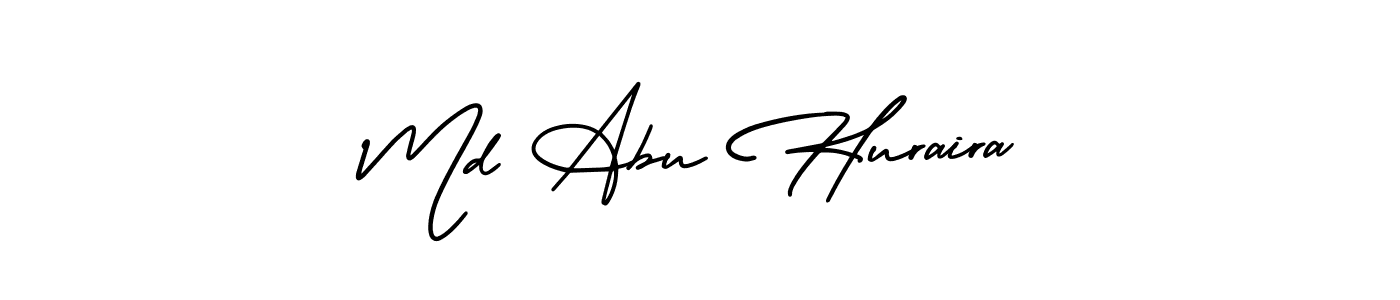 How to make Md Abu Huraira signature? AmerikaSignatureDemo-Regular is a professional autograph style. Create handwritten signature for Md Abu Huraira name. Md Abu Huraira signature style 3 images and pictures png