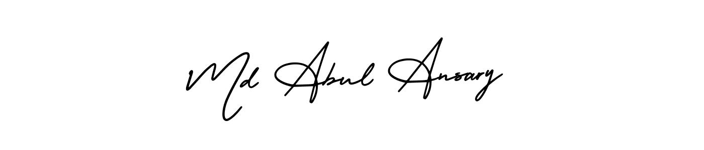 This is the best signature style for the Md Abul Ansary name. Also you like these signature font (AmerikaSignatureDemo-Regular). Mix name signature. Md Abul Ansary signature style 3 images and pictures png