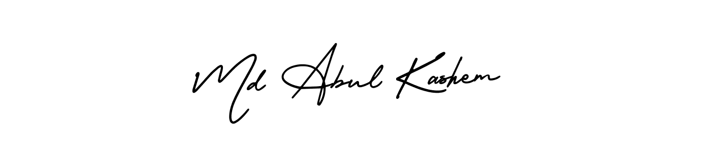 How to make Md Abul Kashem signature? AmerikaSignatureDemo-Regular is a professional autograph style. Create handwritten signature for Md Abul Kashem name. Md Abul Kashem signature style 3 images and pictures png