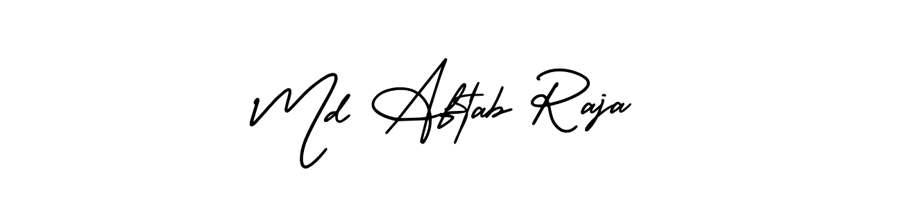 Also You can easily find your signature by using the search form. We will create Md Aftab Raja name handwritten signature images for you free of cost using AmerikaSignatureDemo-Regular sign style. Md Aftab Raja signature style 3 images and pictures png