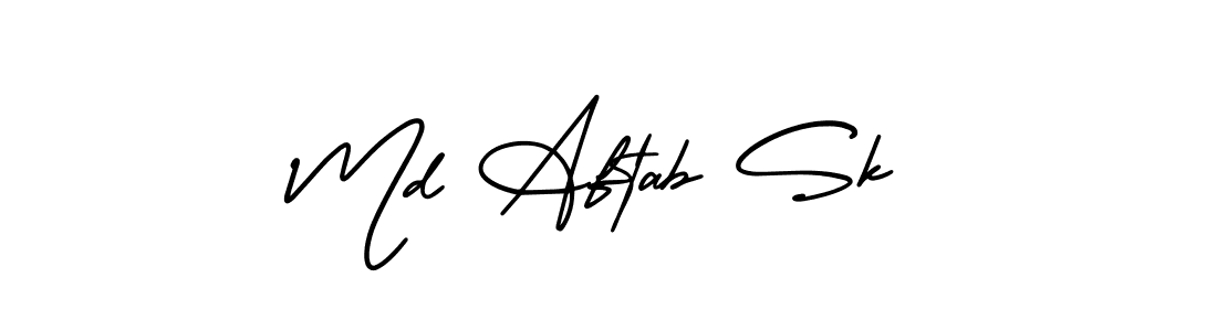 It looks lik you need a new signature style for name Md Aftab Sk. Design unique handwritten (AmerikaSignatureDemo-Regular) signature with our free signature maker in just a few clicks. Md Aftab Sk signature style 3 images and pictures png