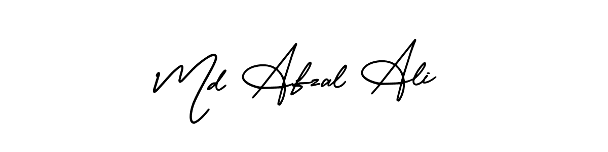 Use a signature maker to create a handwritten signature online. With this signature software, you can design (AmerikaSignatureDemo-Regular) your own signature for name Md Afzal Ali. Md Afzal Ali signature style 3 images and pictures png