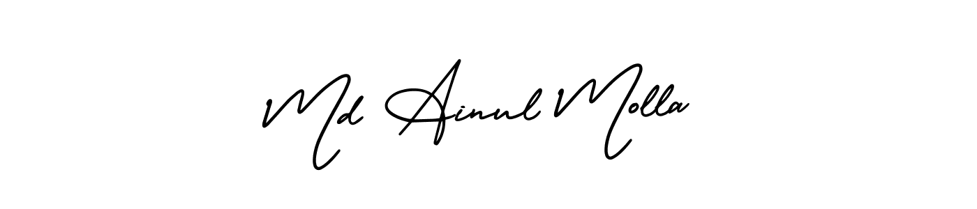 Best and Professional Signature Style for Md Ainul Molla. AmerikaSignatureDemo-Regular Best Signature Style Collection. Md Ainul Molla signature style 3 images and pictures png