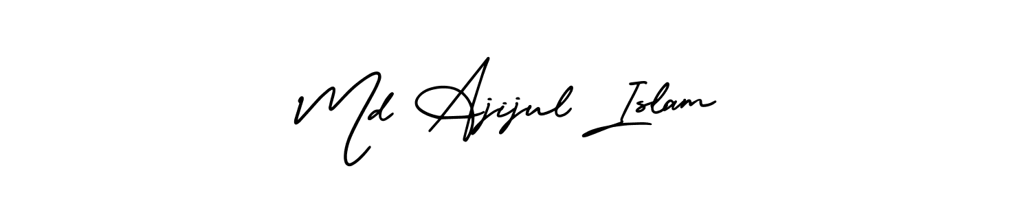 Use a signature maker to create a handwritten signature online. With this signature software, you can design (AmerikaSignatureDemo-Regular) your own signature for name Md Ajijul Islam. Md Ajijul Islam signature style 3 images and pictures png