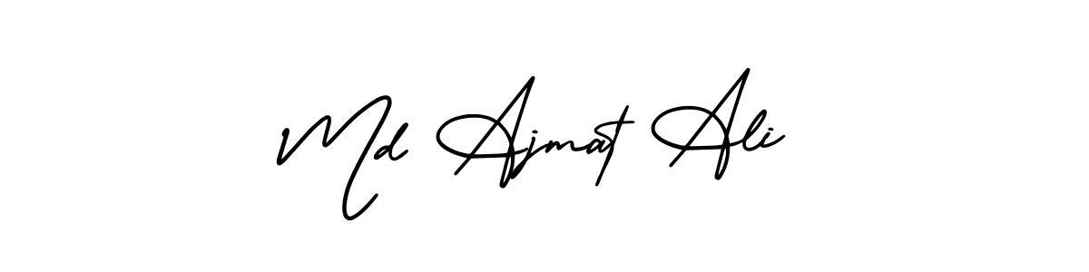 Design your own signature with our free online signature maker. With this signature software, you can create a handwritten (AmerikaSignatureDemo-Regular) signature for name Md Ajmat Ali. Md Ajmat Ali signature style 3 images and pictures png