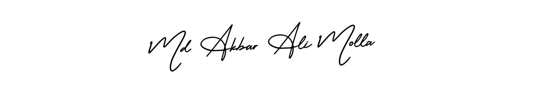 Similarly AmerikaSignatureDemo-Regular is the best handwritten signature design. Signature creator online .You can use it as an online autograph creator for name Md Akbar Ali Molla. Md Akbar Ali Molla signature style 3 images and pictures png