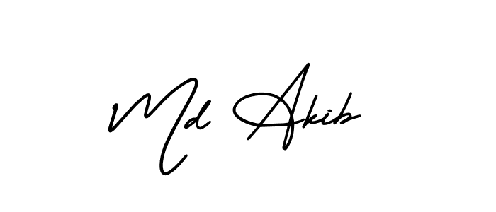 Also we have Md Akib name is the best signature style. Create professional handwritten signature collection using AmerikaSignatureDemo-Regular autograph style. Md Akib signature style 3 images and pictures png