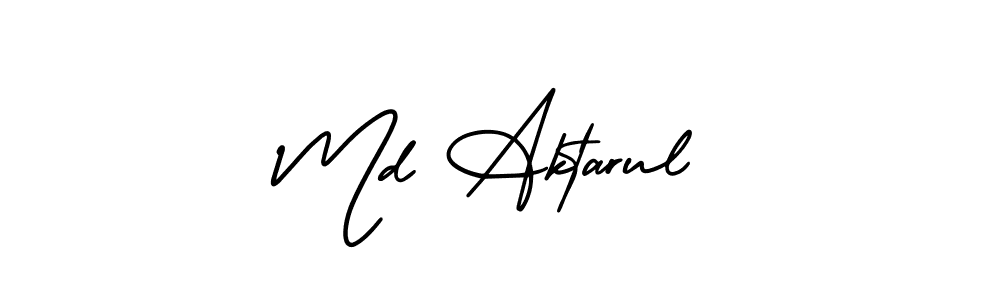 Also You can easily find your signature by using the search form. We will create Md Aktarul name handwritten signature images for you free of cost using AmerikaSignatureDemo-Regular sign style. Md Aktarul signature style 3 images and pictures png