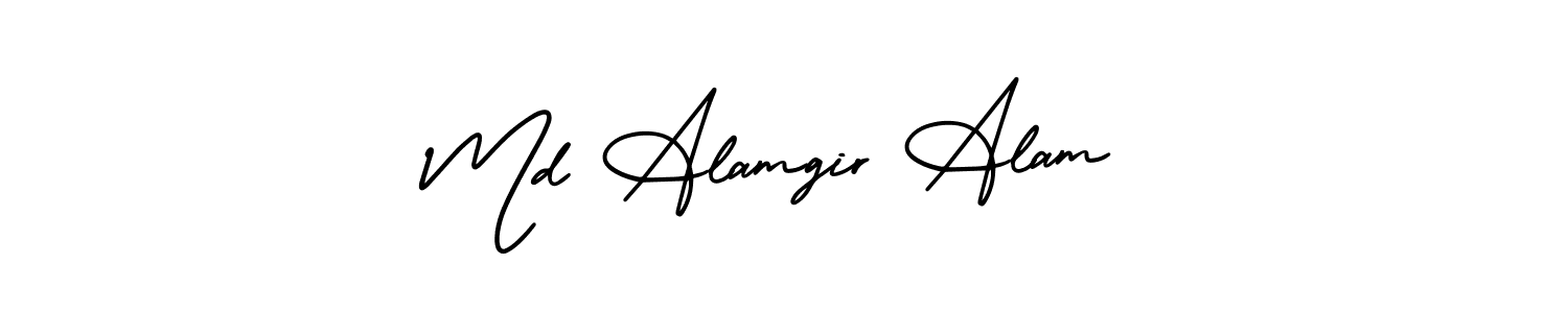 Create a beautiful signature design for name Md Alamgir Alam. With this signature (AmerikaSignatureDemo-Regular) fonts, you can make a handwritten signature for free. Md Alamgir Alam signature style 3 images and pictures png