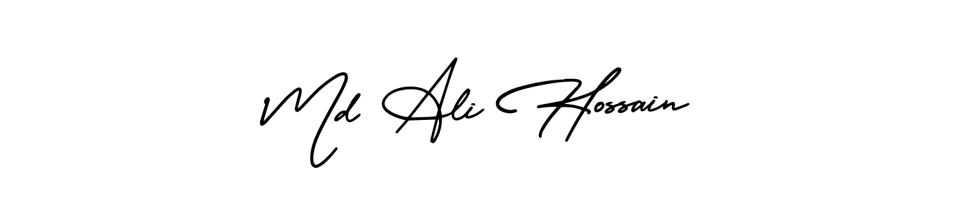 Best and Professional Signature Style for Md Ali Hossain. AmerikaSignatureDemo-Regular Best Signature Style Collection. Md Ali Hossain signature style 3 images and pictures png