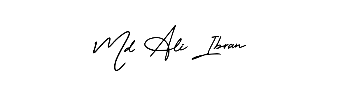 Make a short Md Ali Ibran signature style. Manage your documents anywhere anytime using AmerikaSignatureDemo-Regular. Create and add eSignatures, submit forms, share and send files easily. Md Ali Ibran signature style 3 images and pictures png