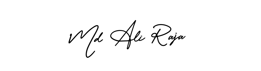 How to Draw Md Ali Raja signature style? AmerikaSignatureDemo-Regular is a latest design signature styles for name Md Ali Raja. Md Ali Raja signature style 3 images and pictures png