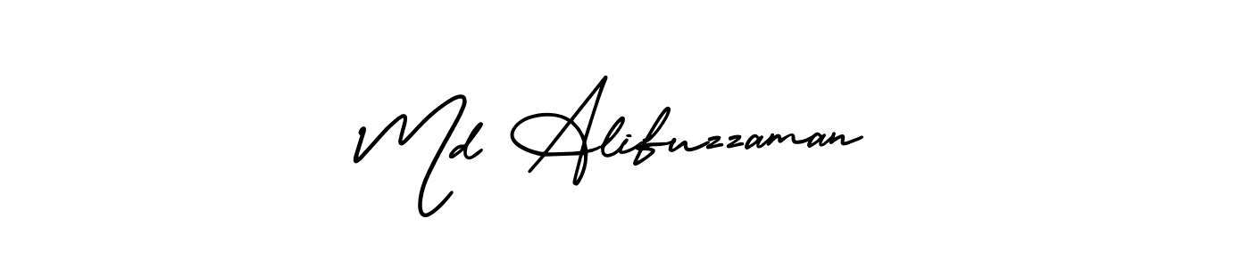 This is the best signature style for the Md Alifuzzaman name. Also you like these signature font (AmerikaSignatureDemo-Regular). Mix name signature. Md Alifuzzaman signature style 3 images and pictures png