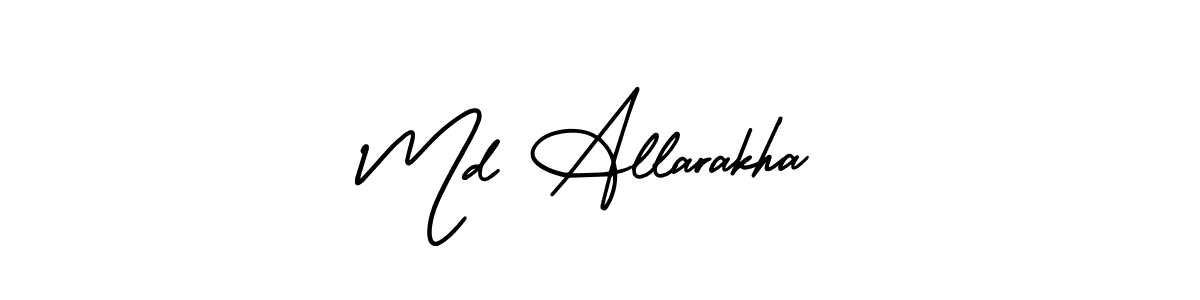 Best and Professional Signature Style for Md Allarakha. AmerikaSignatureDemo-Regular Best Signature Style Collection. Md Allarakha signature style 3 images and pictures png