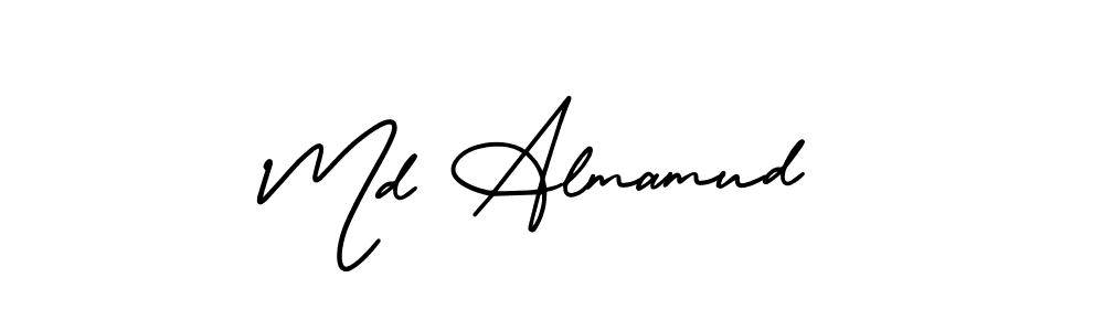 Also we have Md Almamud name is the best signature style. Create professional handwritten signature collection using AmerikaSignatureDemo-Regular autograph style. Md Almamud signature style 3 images and pictures png