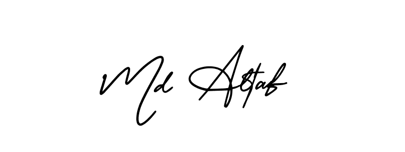 It looks lik you need a new signature style for name Md Altaf. Design unique handwritten (AmerikaSignatureDemo-Regular) signature with our free signature maker in just a few clicks. Md Altaf signature style 3 images and pictures png