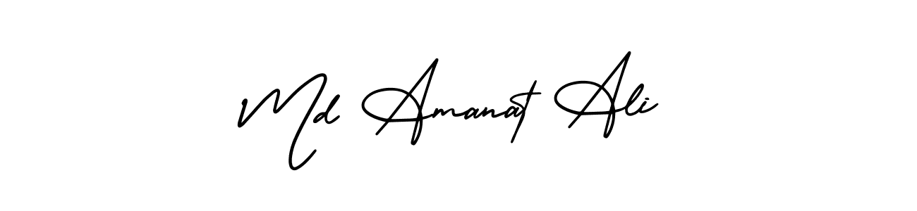 AmerikaSignatureDemo-Regular is a professional signature style that is perfect for those who want to add a touch of class to their signature. It is also a great choice for those who want to make their signature more unique. Get Md Amanat Ali name to fancy signature for free. Md Amanat Ali signature style 3 images and pictures png