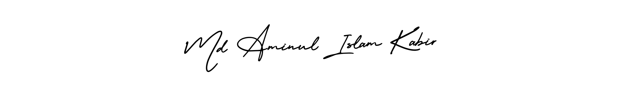 You should practise on your own different ways (AmerikaSignatureDemo-Regular) to write your name (Md Aminul Islam Kabir) in signature. don't let someone else do it for you. Md Aminul Islam Kabir signature style 3 images and pictures png