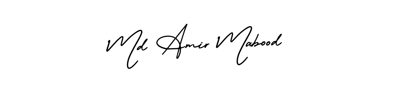 Similarly AmerikaSignatureDemo-Regular is the best handwritten signature design. Signature creator online .You can use it as an online autograph creator for name Md Amir Mabood. Md Amir Mabood signature style 3 images and pictures png