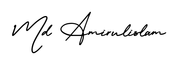 Use a signature maker to create a handwritten signature online. With this signature software, you can design (AmerikaSignatureDemo-Regular) your own signature for name Md Amirulislam. Md Amirulislam signature style 3 images and pictures png