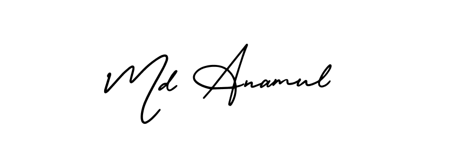 Make a beautiful signature design for name Md Anamul. Use this online signature maker to create a handwritten signature for free. Md Anamul signature style 3 images and pictures png