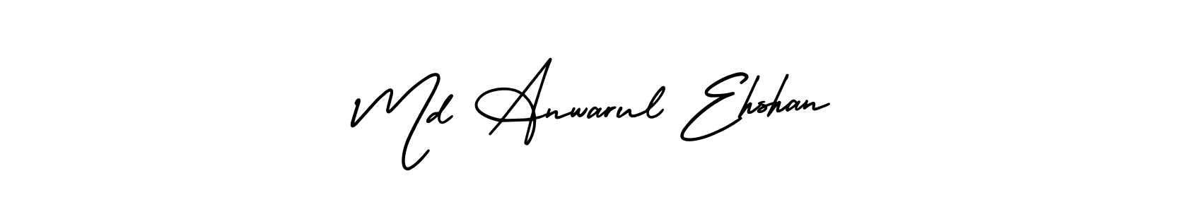 It looks lik you need a new signature style for name Md Anwarul Ehshan. Design unique handwritten (AmerikaSignatureDemo-Regular) signature with our free signature maker in just a few clicks. Md Anwarul Ehshan signature style 3 images and pictures png