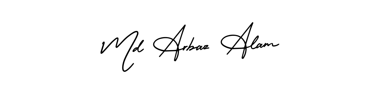 AmerikaSignatureDemo-Regular is a professional signature style that is perfect for those who want to add a touch of class to their signature. It is also a great choice for those who want to make their signature more unique. Get Md Arbaz Alam name to fancy signature for free. Md Arbaz Alam signature style 3 images and pictures png