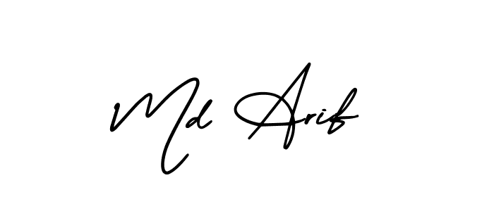 How to make Md Arif signature? AmerikaSignatureDemo-Regular is a professional autograph style. Create handwritten signature for Md Arif name. Md Arif signature style 3 images and pictures png