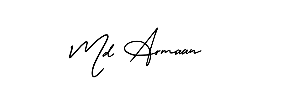 How to make Md Armaan signature? AmerikaSignatureDemo-Regular is a professional autograph style. Create handwritten signature for Md Armaan name. Md Armaan signature style 3 images and pictures png