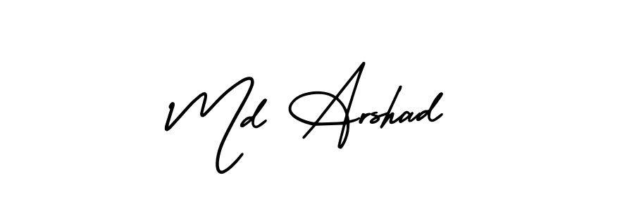 AmerikaSignatureDemo-Regular is a professional signature style that is perfect for those who want to add a touch of class to their signature. It is also a great choice for those who want to make their signature more unique. Get Md Arshad name to fancy signature for free. Md Arshad signature style 3 images and pictures png