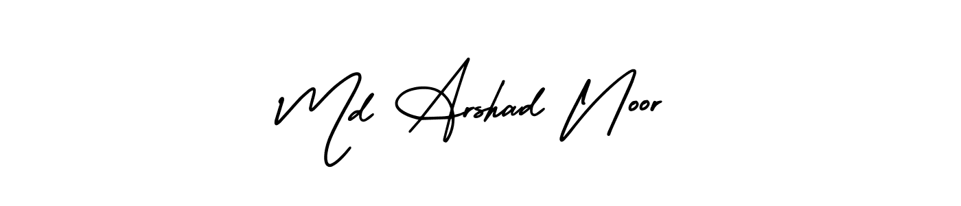 Similarly AmerikaSignatureDemo-Regular is the best handwritten signature design. Signature creator online .You can use it as an online autograph creator for name Md Arshad Noor. Md Arshad Noor signature style 3 images and pictures png