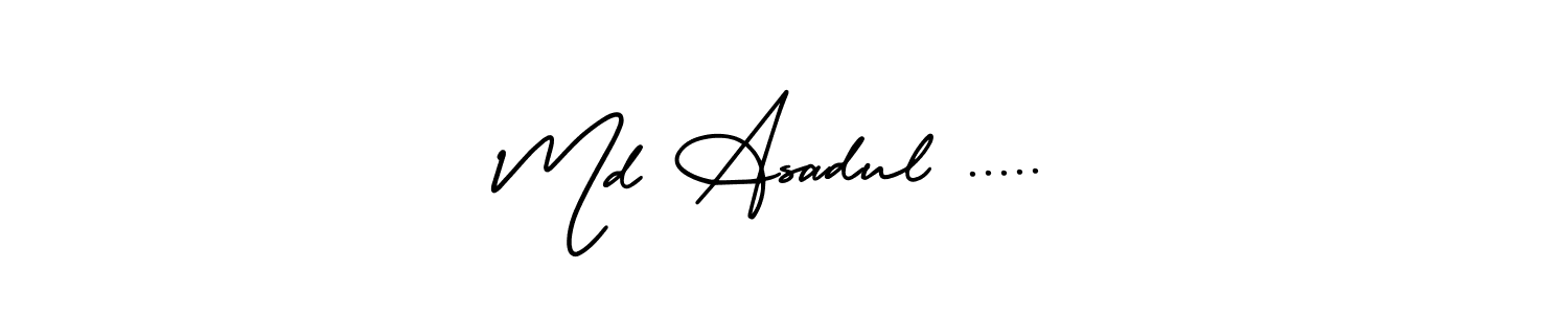 Make a beautiful signature design for name Md Asadul ...... Use this online signature maker to create a handwritten signature for free. Md Asadul ..... signature style 3 images and pictures png