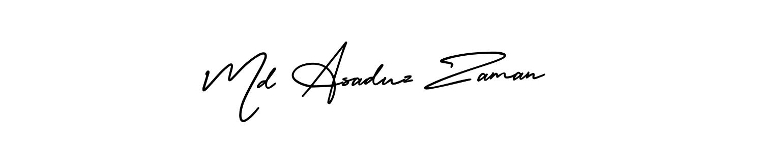Also we have Md Asaduz Zaman name is the best signature style. Create professional handwritten signature collection using AmerikaSignatureDemo-Regular autograph style. Md Asaduz Zaman signature style 3 images and pictures png