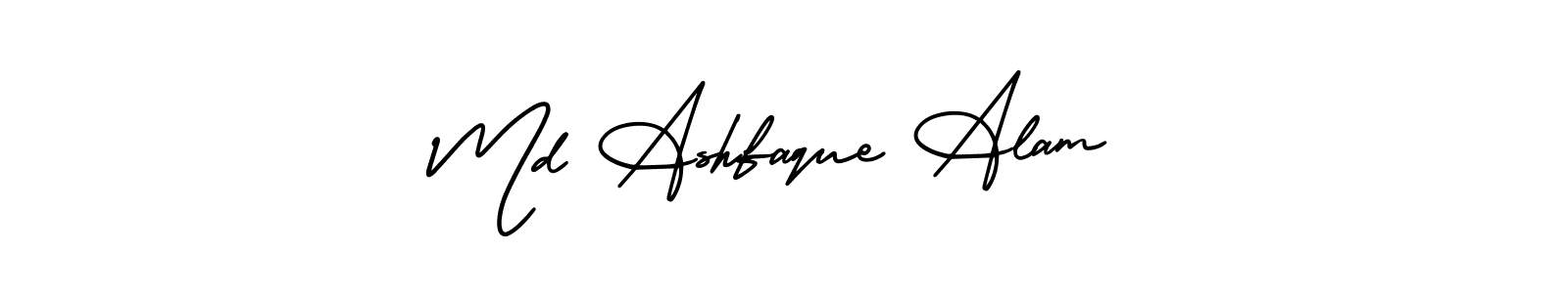 Also You can easily find your signature by using the search form. We will create Md Ashfaque Alam name handwritten signature images for you free of cost using AmerikaSignatureDemo-Regular sign style. Md Ashfaque Alam signature style 3 images and pictures png