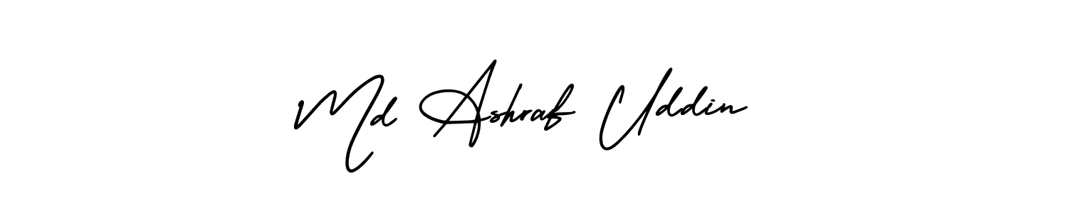 How to Draw Md Ashraf Uddin signature style? AmerikaSignatureDemo-Regular is a latest design signature styles for name Md Ashraf Uddin. Md Ashraf Uddin signature style 3 images and pictures png