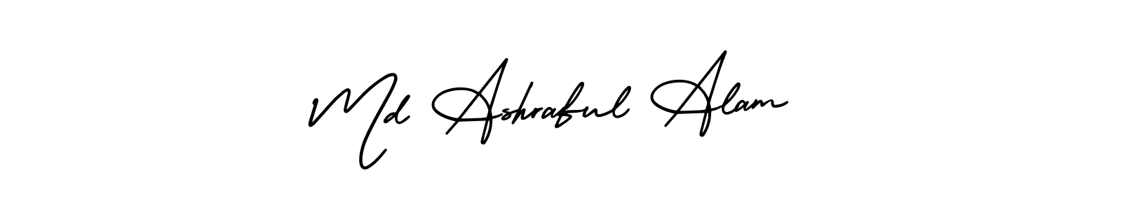 AmerikaSignatureDemo-Regular is a professional signature style that is perfect for those who want to add a touch of class to their signature. It is also a great choice for those who want to make their signature more unique. Get Md Ashraful Alam name to fancy signature for free. Md Ashraful Alam signature style 3 images and pictures png