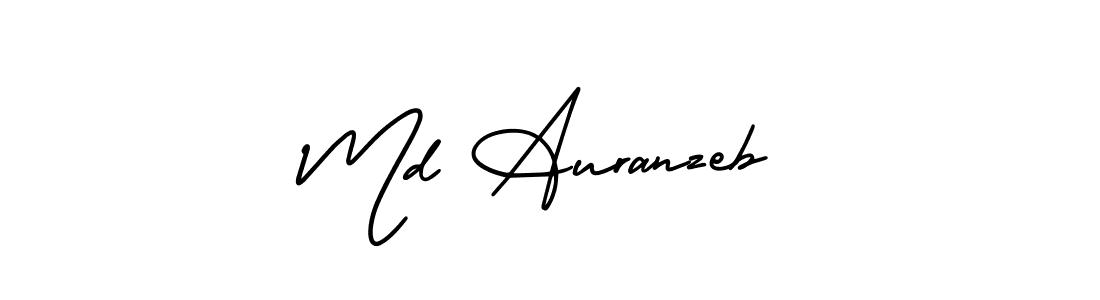 Also we have Md Auranzeb name is the best signature style. Create professional handwritten signature collection using AmerikaSignatureDemo-Regular autograph style. Md Auranzeb signature style 3 images and pictures png