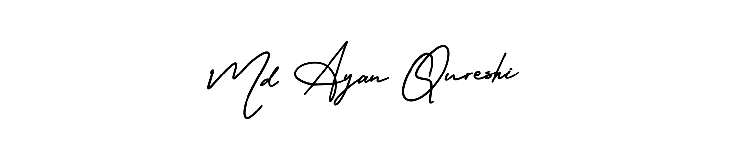 AmerikaSignatureDemo-Regular is a professional signature style that is perfect for those who want to add a touch of class to their signature. It is also a great choice for those who want to make their signature more unique. Get Md Ayan Qureshi name to fancy signature for free. Md Ayan Qureshi signature style 3 images and pictures png