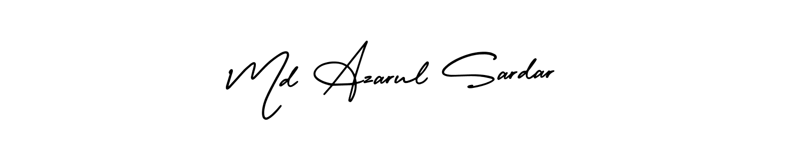 AmerikaSignatureDemo-Regular is a professional signature style that is perfect for those who want to add a touch of class to their signature. It is also a great choice for those who want to make their signature more unique. Get Md Azarul Sardar name to fancy signature for free. Md Azarul Sardar signature style 3 images and pictures png