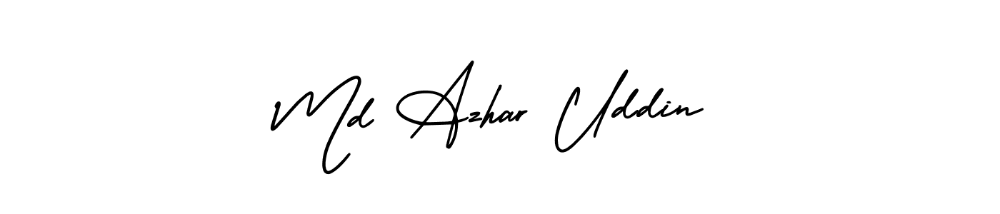 How to make Md Azhar Uddin signature? AmerikaSignatureDemo-Regular is a professional autograph style. Create handwritten signature for Md Azhar Uddin name. Md Azhar Uddin signature style 3 images and pictures png