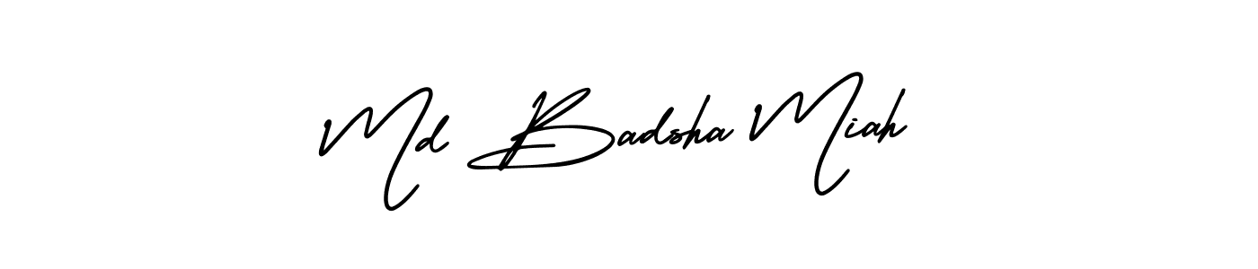 Also we have Md Badsha Miah name is the best signature style. Create professional handwritten signature collection using AmerikaSignatureDemo-Regular autograph style. Md Badsha Miah signature style 3 images and pictures png