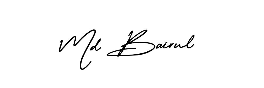 Make a beautiful signature design for name Md Bairul. Use this online signature maker to create a handwritten signature for free. Md Bairul signature style 3 images and pictures png