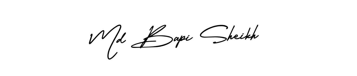 Make a beautiful signature design for name Md Bapi Sheikh. Use this online signature maker to create a handwritten signature for free. Md Bapi Sheikh signature style 3 images and pictures png